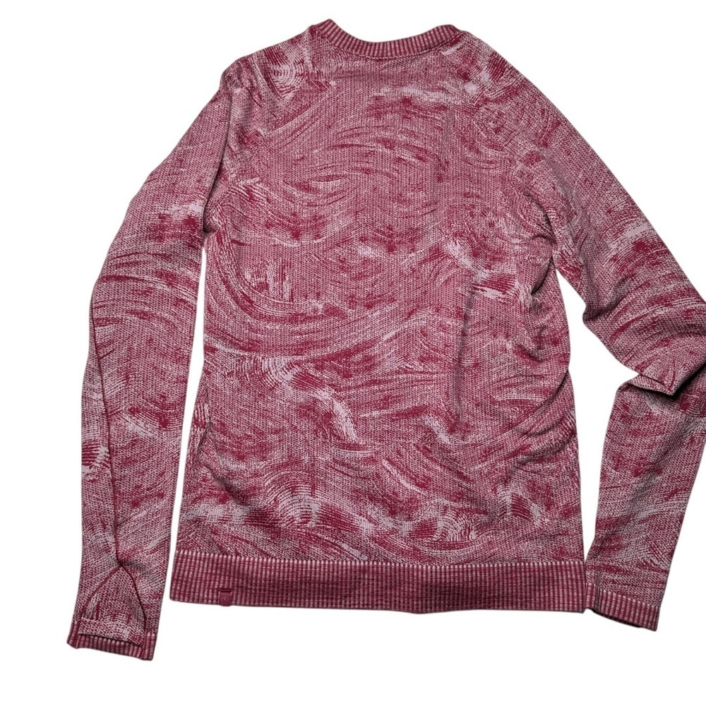 lululemon athletica Rest Less pullover pomegranate long sleeve top size 4 - Picture 6 of 6